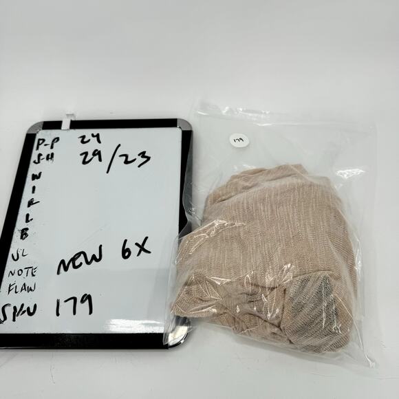 Torrid Sweater Womens 6 6X Slub Shrug Crop Knit Open 3/4 Sleeve Pale Pink NEW - Picture 7 of 7